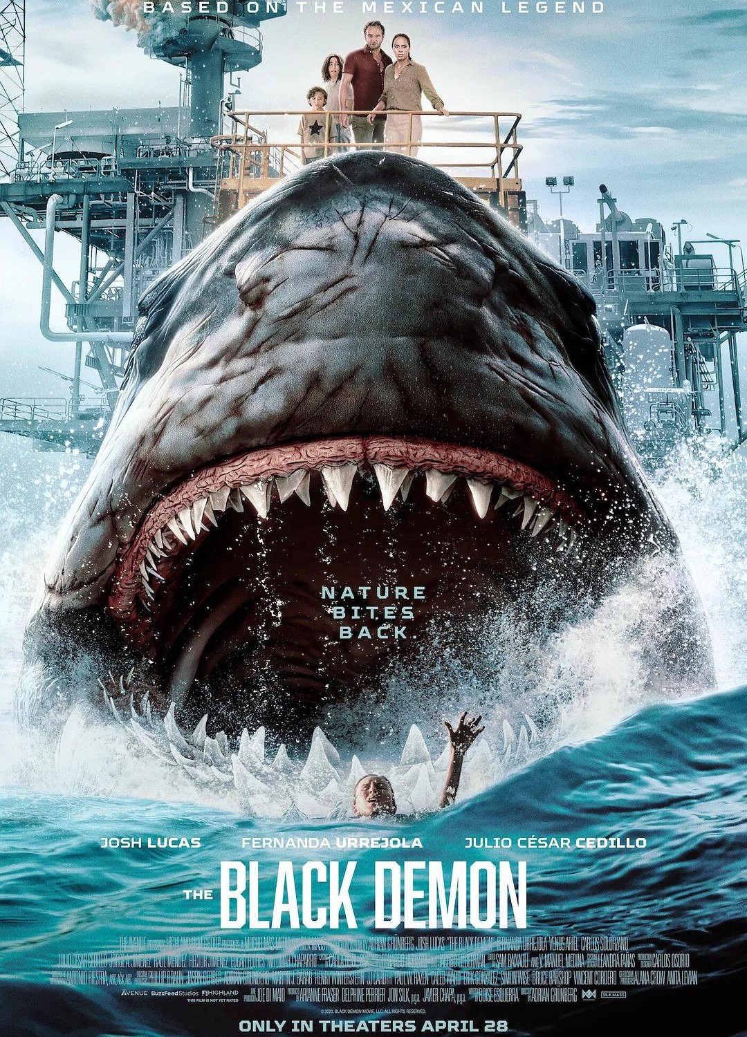 [黑恶魔 / 正宗巨齒鯊(台)/狂暴黑鲨 The Black Demon][2023][多米尼加][剧情][英语]