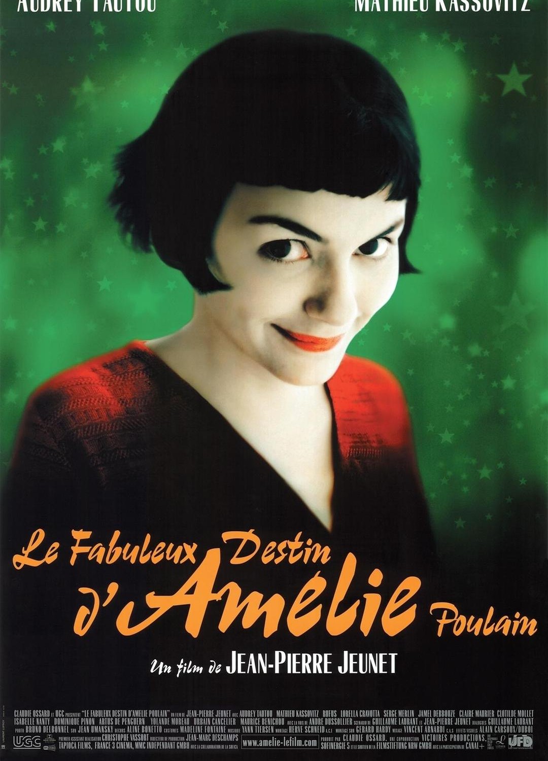 [艾蜜莉的异想世界(台) / 天使艾米莉 / 天使艾美丽 / 阿梅丽的奇妙命运 / 艾蜜丽 / Amelie/天使爱美丽 Le fabuleux destin d'Amélie Poulain][2001][法国][剧情][法语 / 俄语]